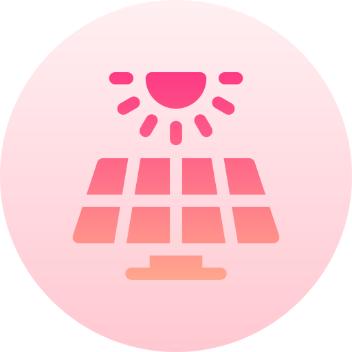 energía solar icono gratis