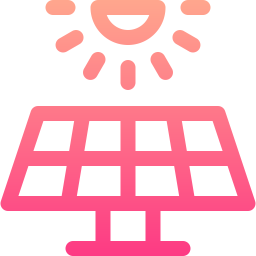 energía solar icono gratis