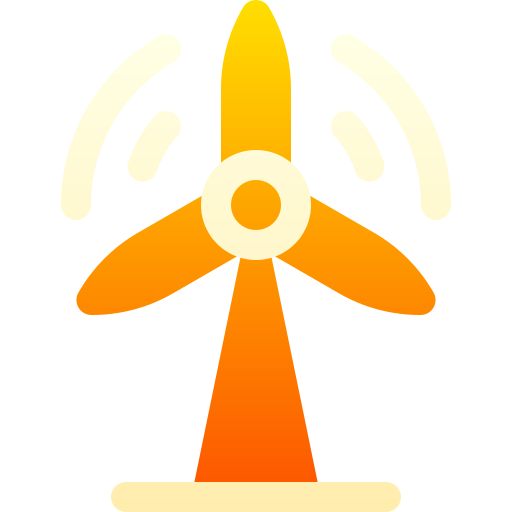 energía eólica icono gratis