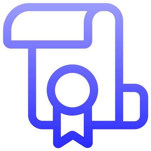 certificado icono gratis