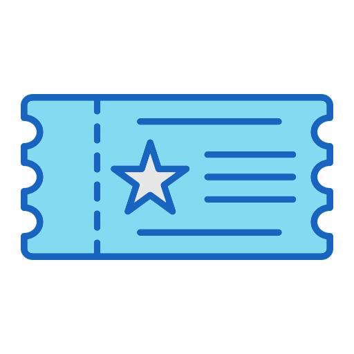 Ticket Generic Color Lineal Color Icon