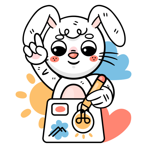 Bunny free sticker Bunny free sticker
