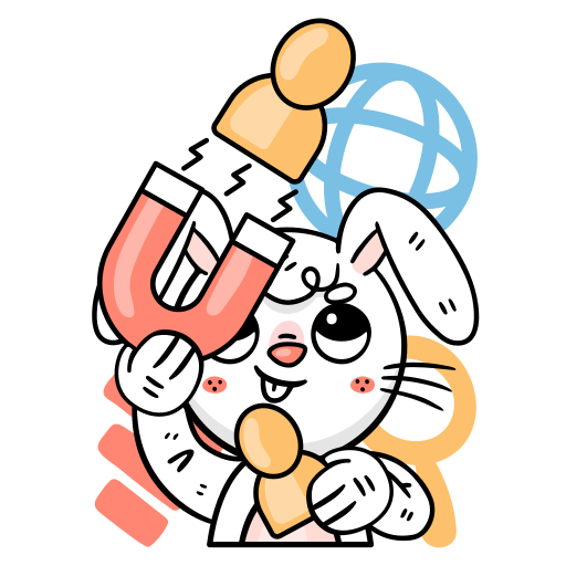 Bunny free sticker Bunny free sticker