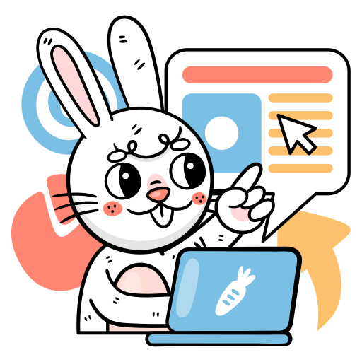 Bunny free sticker Bunny free sticker