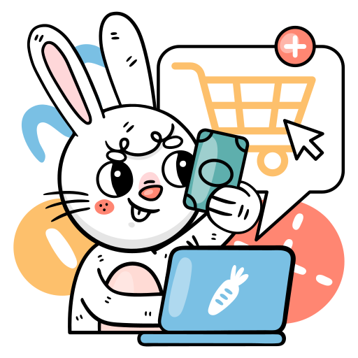 Bunny free sticker Bunny free sticker