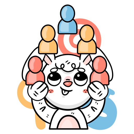 Bunny free sticker Bunny free sticker
