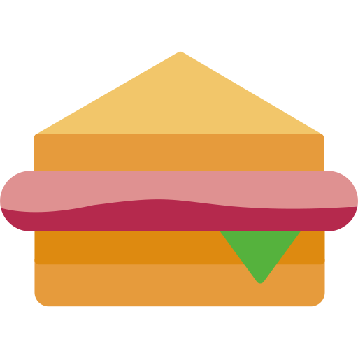 Sandwich Generic color fill icon