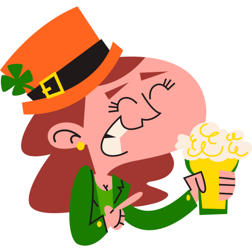 st patricks day gratis sticker