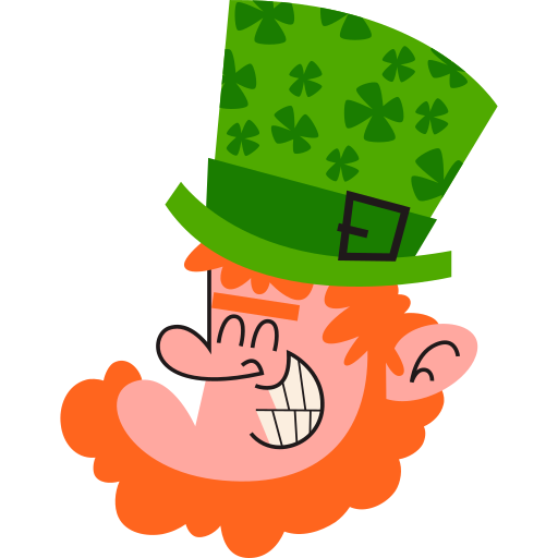 st patricks day gratis sticker