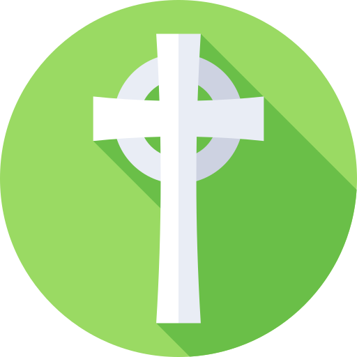 Cross Flat Circular Flat icon