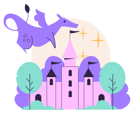 Free Vector  Naive fantasy stickers collection