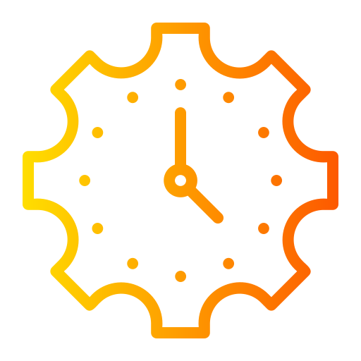 gestión del tiempo icono gratis