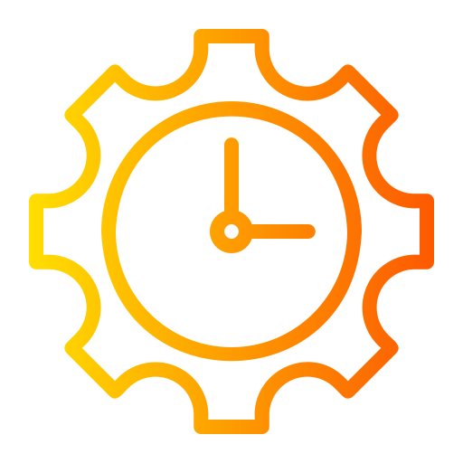 gestión del tiempo icono gratis