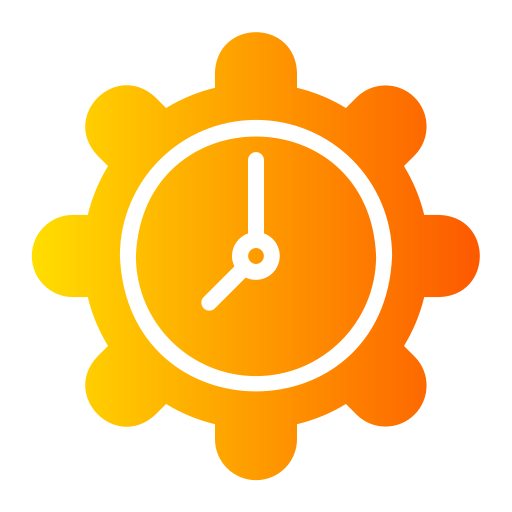 gestión del tiempo icono gratis