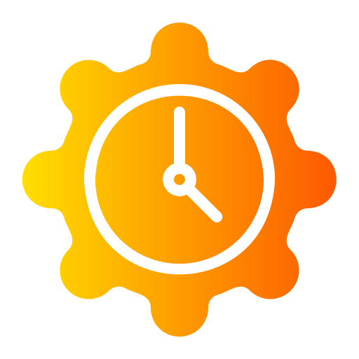 gestión del tiempo icono gratis
