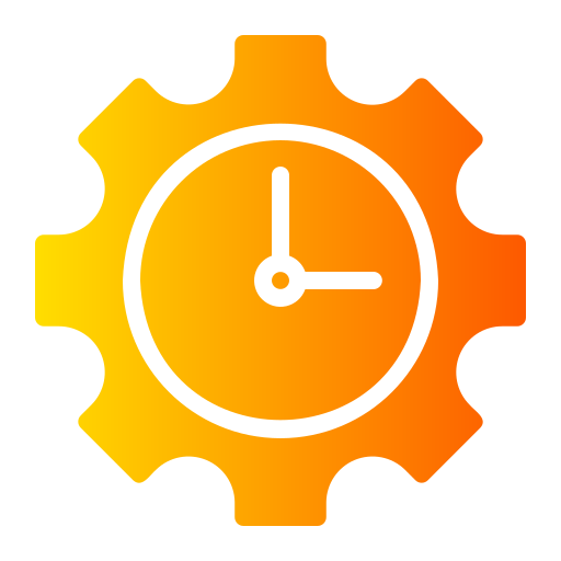gestión del tiempo icono gratis
