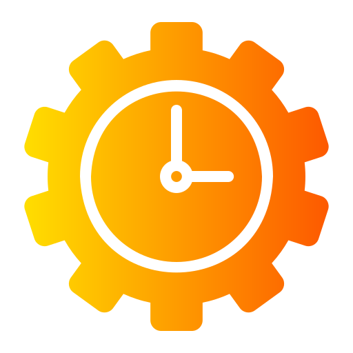 gestión del tiempo icono gratis
