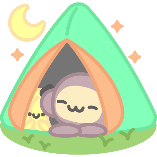 Tent free sticker