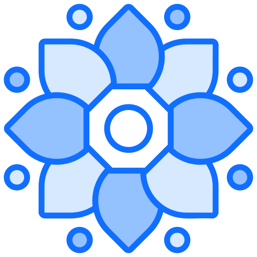 Rangoli Generic Blue icon