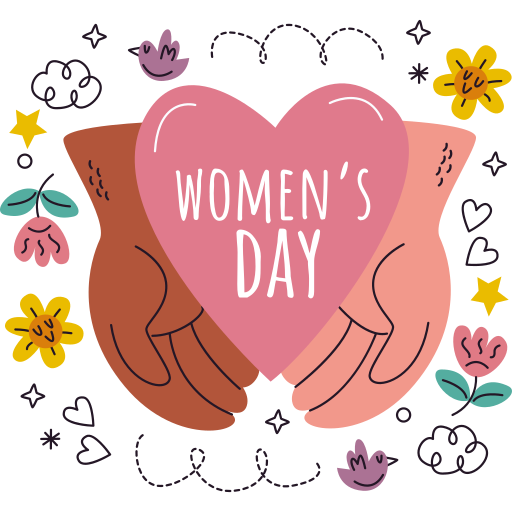 Womens day free sticker