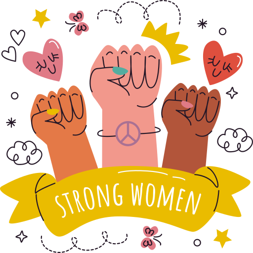 Womens day free sticker