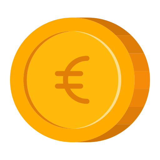 euro icono gratis