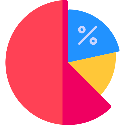 gráfico circular icono gratis