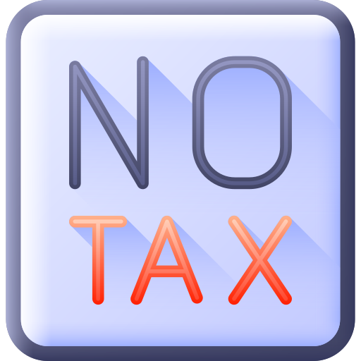 No tax - Free business and finance icons