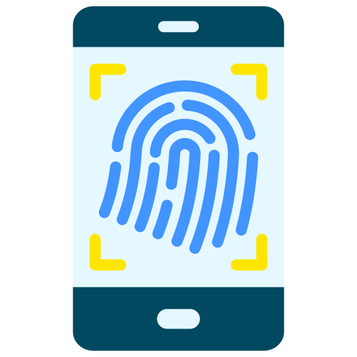 huella dactilar icono gratis