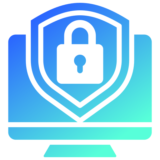la seguridad cibernética icono gratis