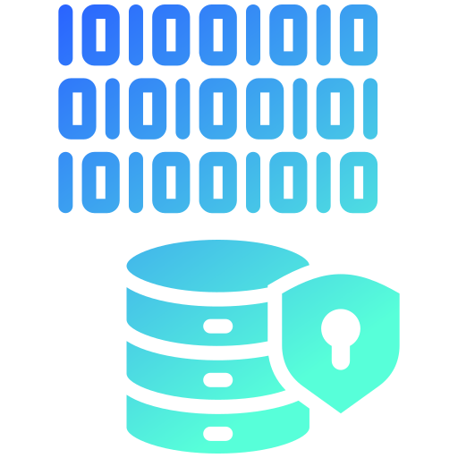 cifrado de datos icono gratis