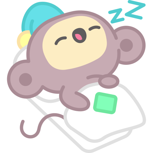 dormido gratis sticker