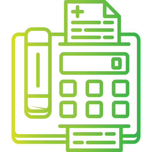 máquina de fax icono gratis