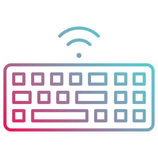 teclado inalambrico icono gratis