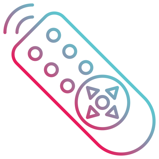 Remote control Generic gradient outline icon