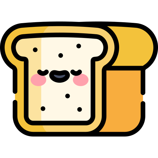 Bread Kawaii Lineal Color Icon