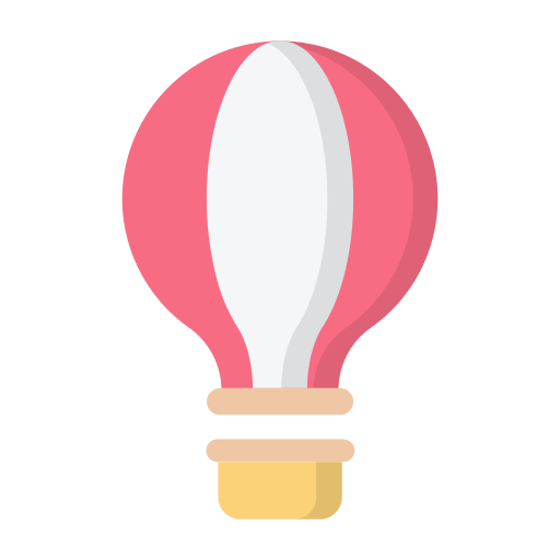 Hot air balloon Generic color fill icon