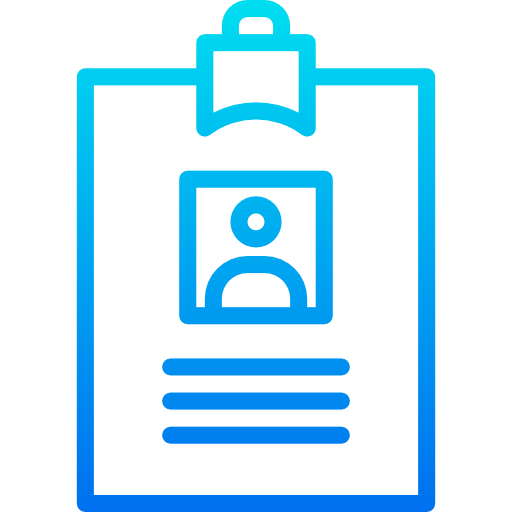tarjeta de identificación icono gratis