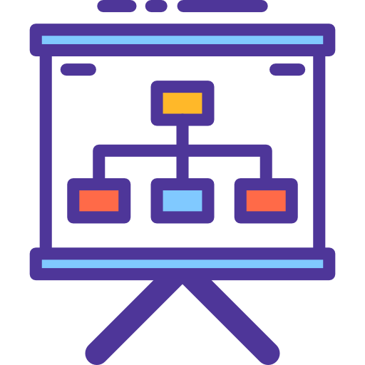 diagrama de flujo icono gratis