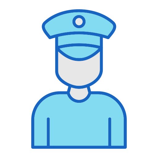 Police Generic color lineal-color icon