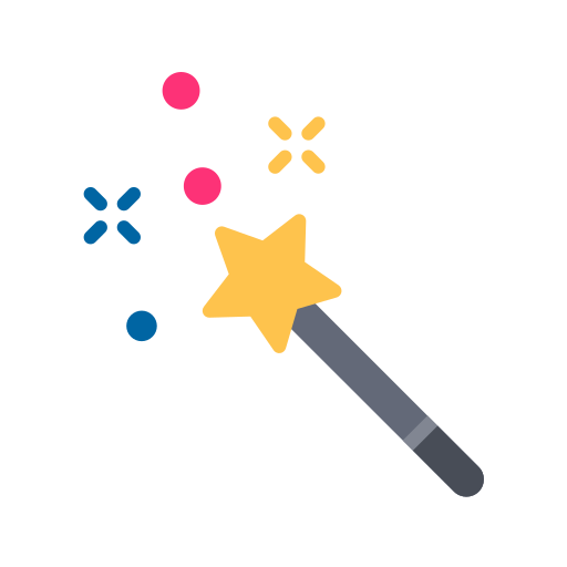 varita mágica icono gratis