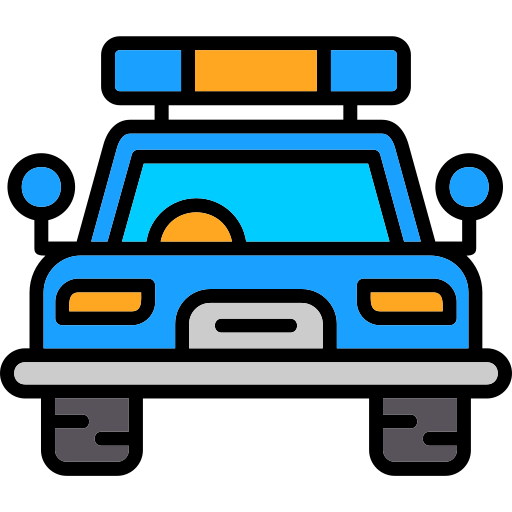 Police Car Generic color lineal-color icon