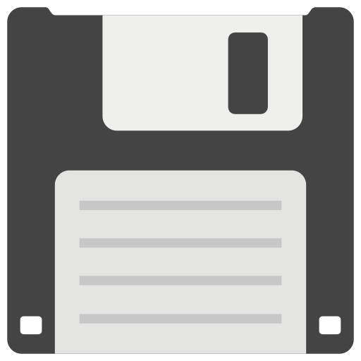 Floppy disc Generic color fill icon