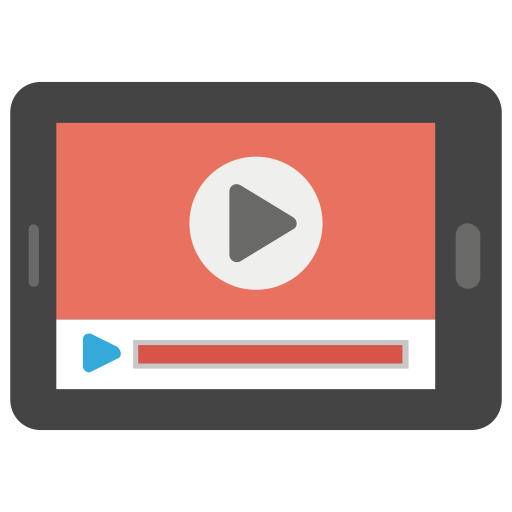 reproductor de video icono gratis