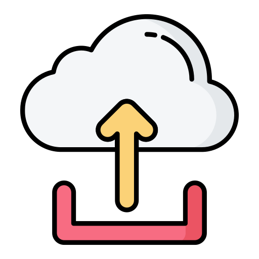 carga en la nube icono gratis