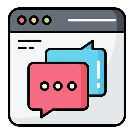 Online chat Generic color lineal-color icon