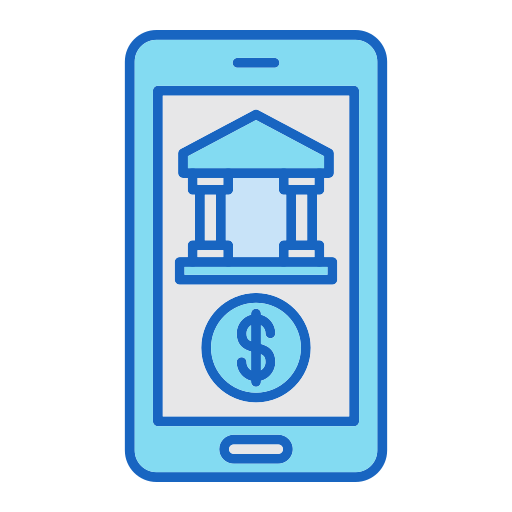 Mobile Banking Free Icon