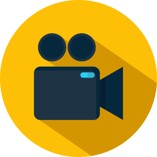 Video Camera Generic color fill icon