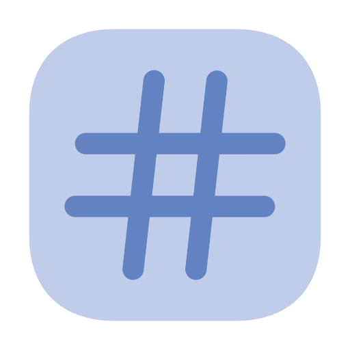 Hashtag free icon