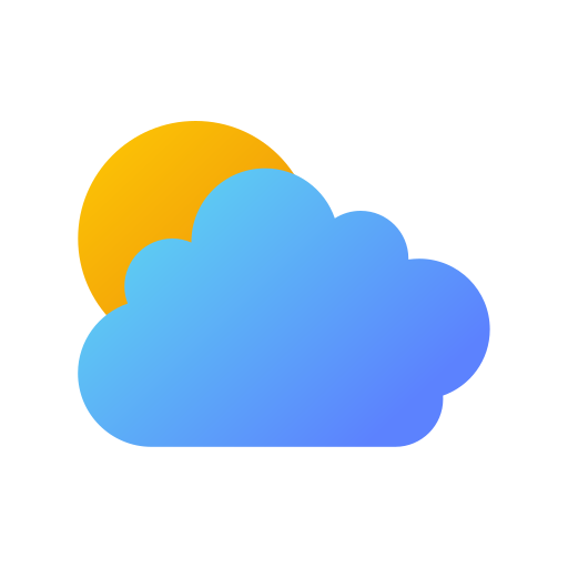 Cloudy night Generic gradient fill icon